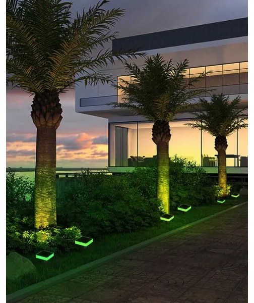 Immax NEO 07911L - Lampada solare LED RGB dimmerabile 1W/5V quadrato IP54 Tuya