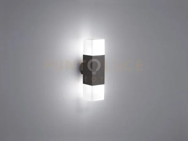 Hudson applique da esterno 2 luci attacco e14 incluse colore antarc...