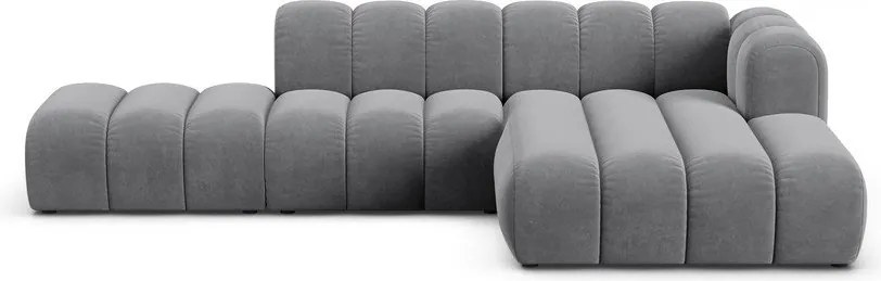 Divano angolare grigio ad angolo destro Lupine - Micadoni Home
