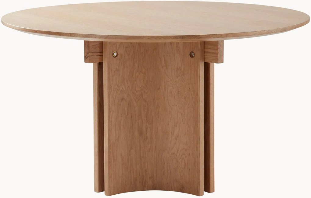 Tavolo rotondo in legno di quercia Kungsholmen, Ø 130 cm