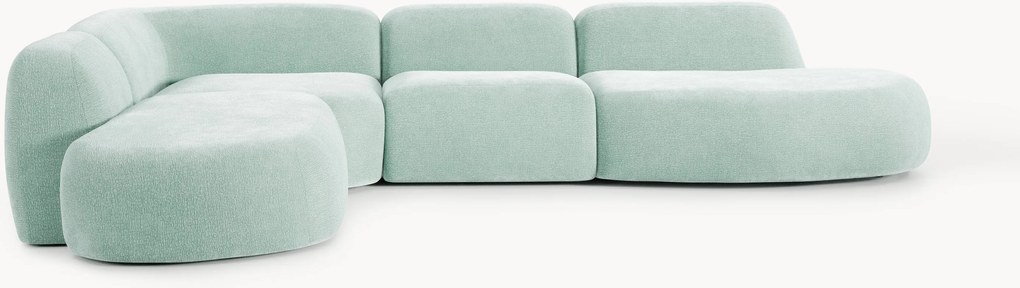 Divano angolare componibile XL con chaise longue Wolke