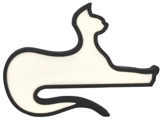 Lampada da tavolo LED per bambini CAT LED/13W/230V nera