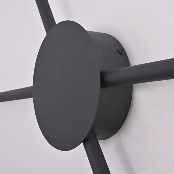 Brilagi - Applique a LED LUGO QUATTRO LED/16W/230V nero