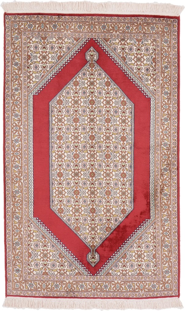 Cashmere Silk Tappeto 80 x 120 (Indian) Annodato A Mano