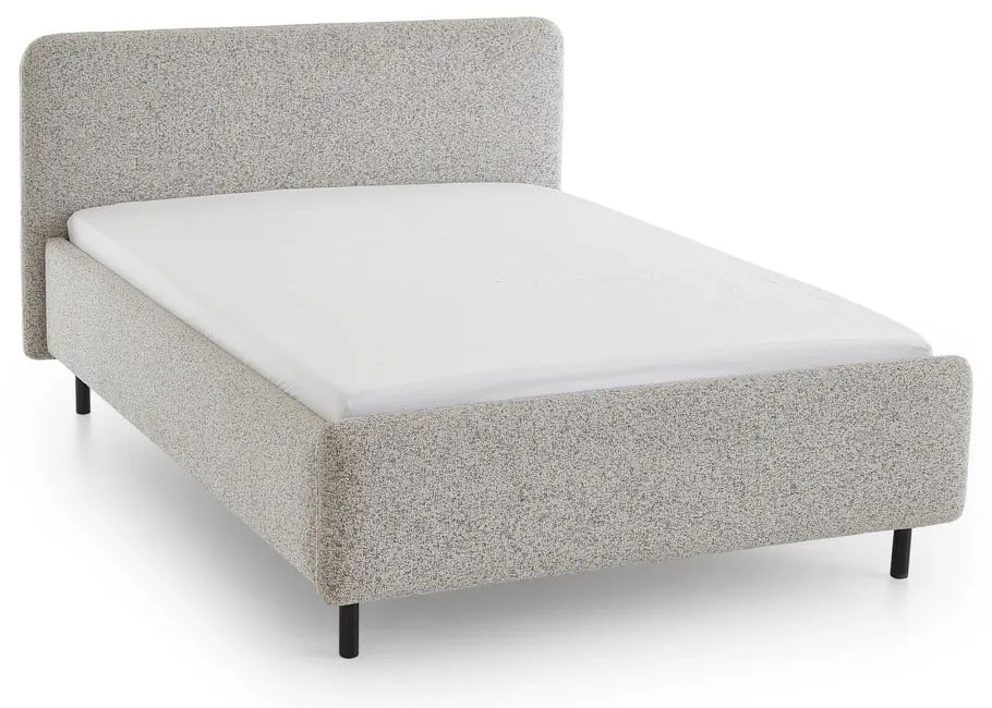 Letto matrimoniale imbottito beige rete non inclusa 140x200 cm Primo – Meise Möbel