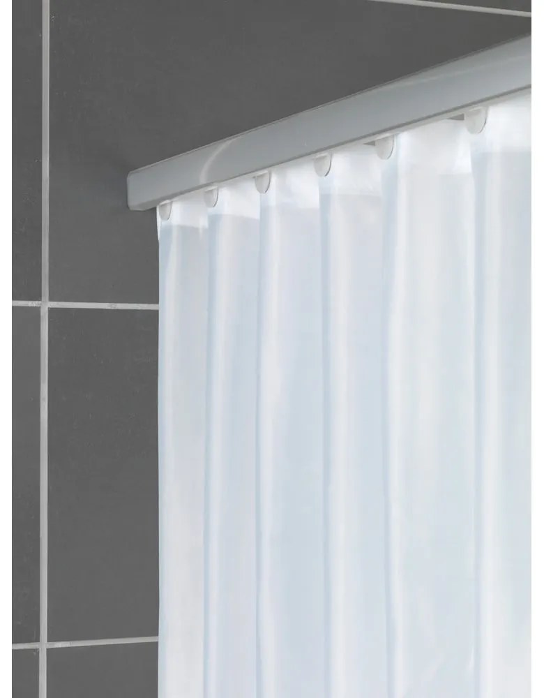 Asta per tende da doccia in argento lucido 125 - 210 cm Era - Wenko