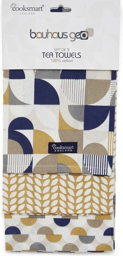 Set di strofinacci e guanto da forno Bauhaus - Cooksmart ®