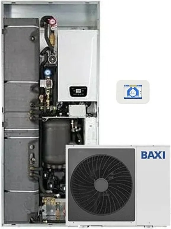 Baxi ALYA 8-10 H WI-FI modulo con integrazione caldaia (24 kW) con bollitore 150 litri, senza pompa di calore A7818085
