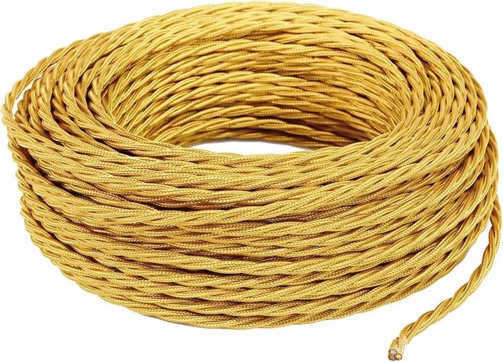 Cavo elettrico ritorto H07VK 3 x 2.5 mm² L50 m MERLOTTI dorato