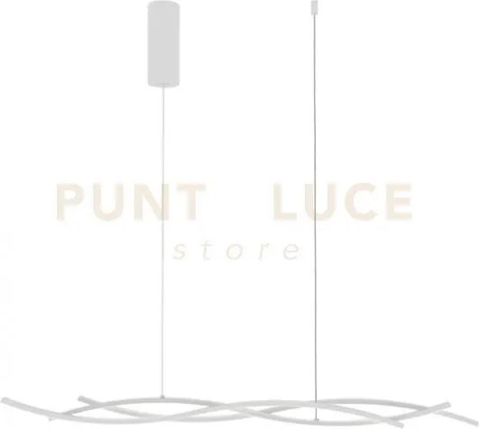 Lampadario a sospensione led kinetic bianca 40w 5100lm cct 3000k 40...