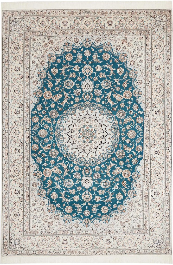 Nain Tappeto 210 x 300 (Iran) Annodato A Mano