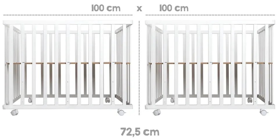 Box bianco 100x100 cm Little stars - Roba