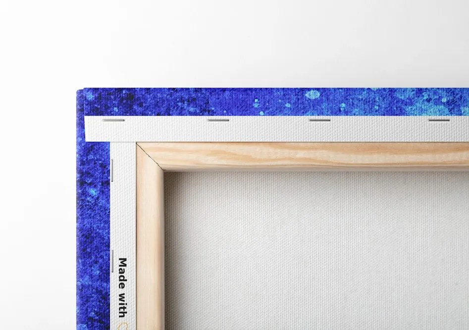 Quadro su tela – Albero della vita su sfondo blu