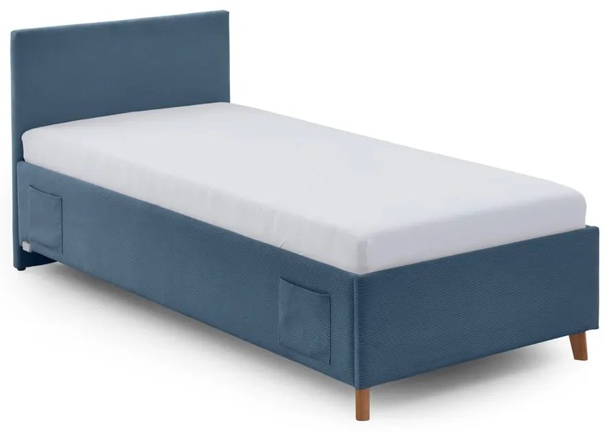 Letto da bambini blu imbottito rete non inclusa 120x200 cm Cool – Meise Möbel