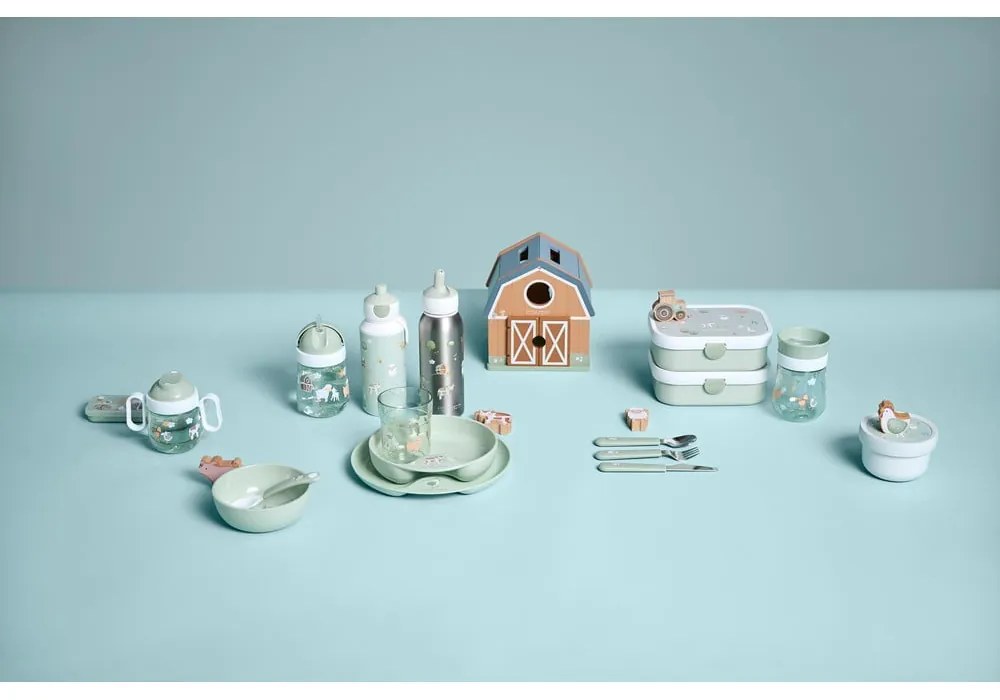 Tazza per bambini in tritan verde chiaro 200 ml Little farm - Mepal