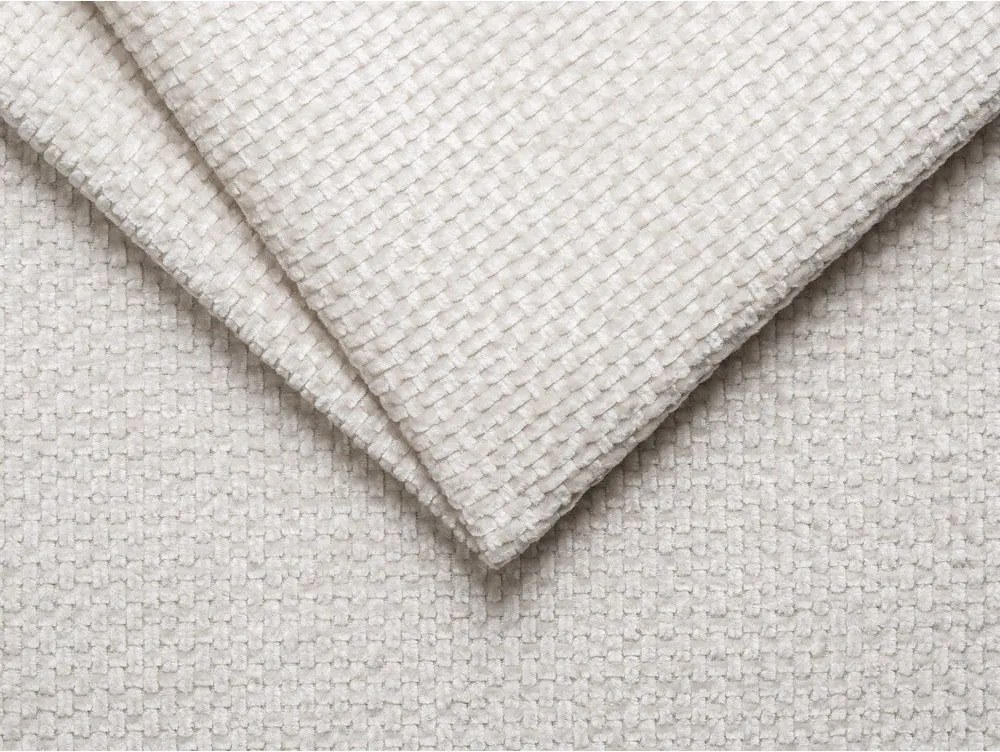 Divano color crema con rivestimento in ciniglia 200 cm Lupine – Micadoni