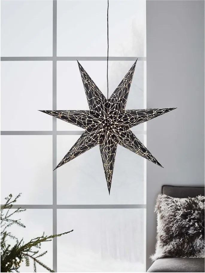 Decorazione luminosa natalizia nera Karla - Markslöjd