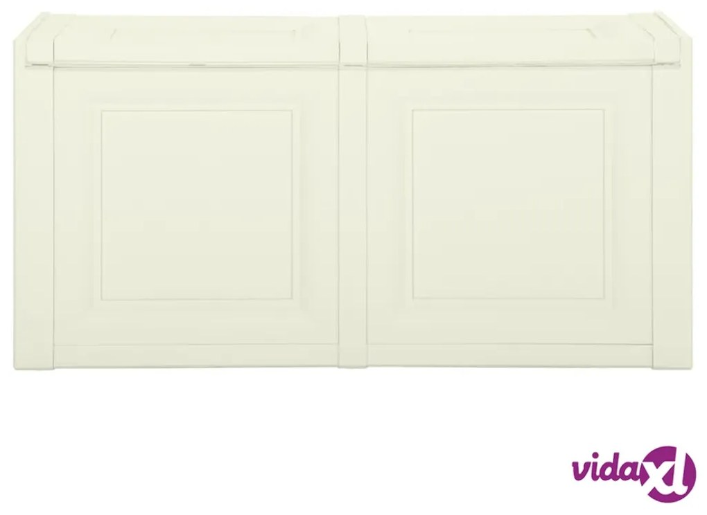 vidaXL Baule per Cuscini Vaniglia 86x40x42 cm 85 L
