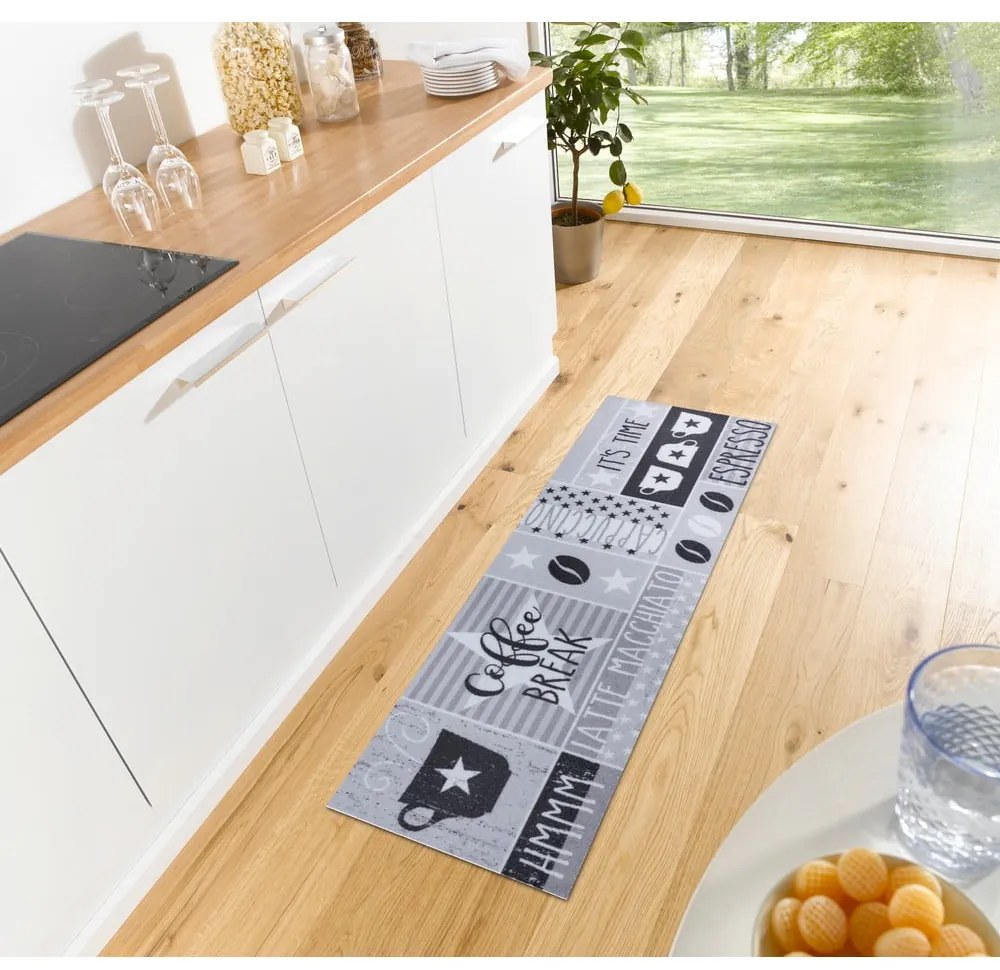 Tappeto grigio 50x150 cm Its Time for Espresso - Hanse Home