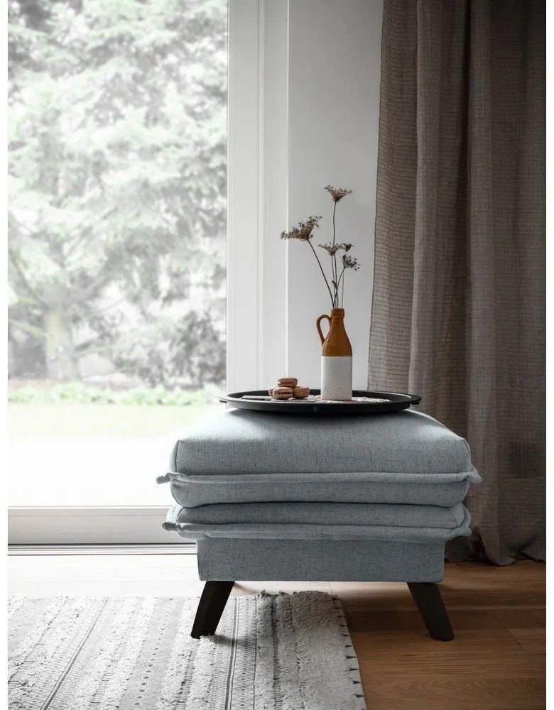 Poggiapiedi grigio chiaro Charming Charlie - Miuform