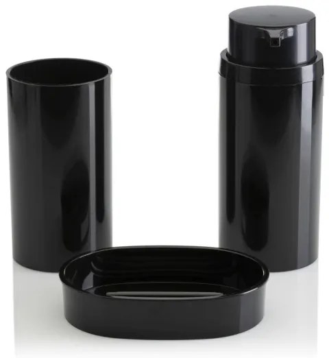Set da bagno CARMEN 5 pz nero