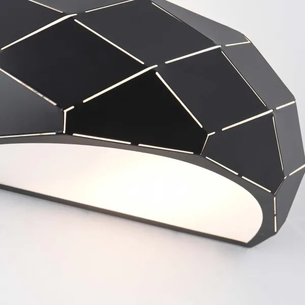 Applique da parete REUS 1xE27/40W/230V, nero