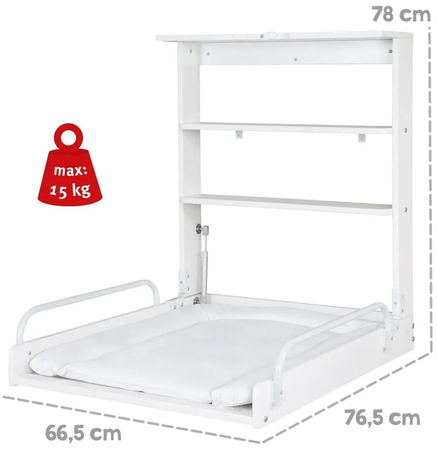 Fasciatoio a parete bianco Vogeltanz – Roba