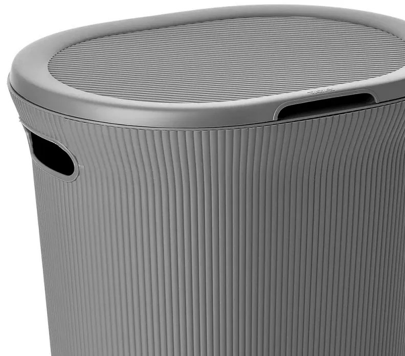 Cesto portabiancheria grigio antracite capacità 40 lt