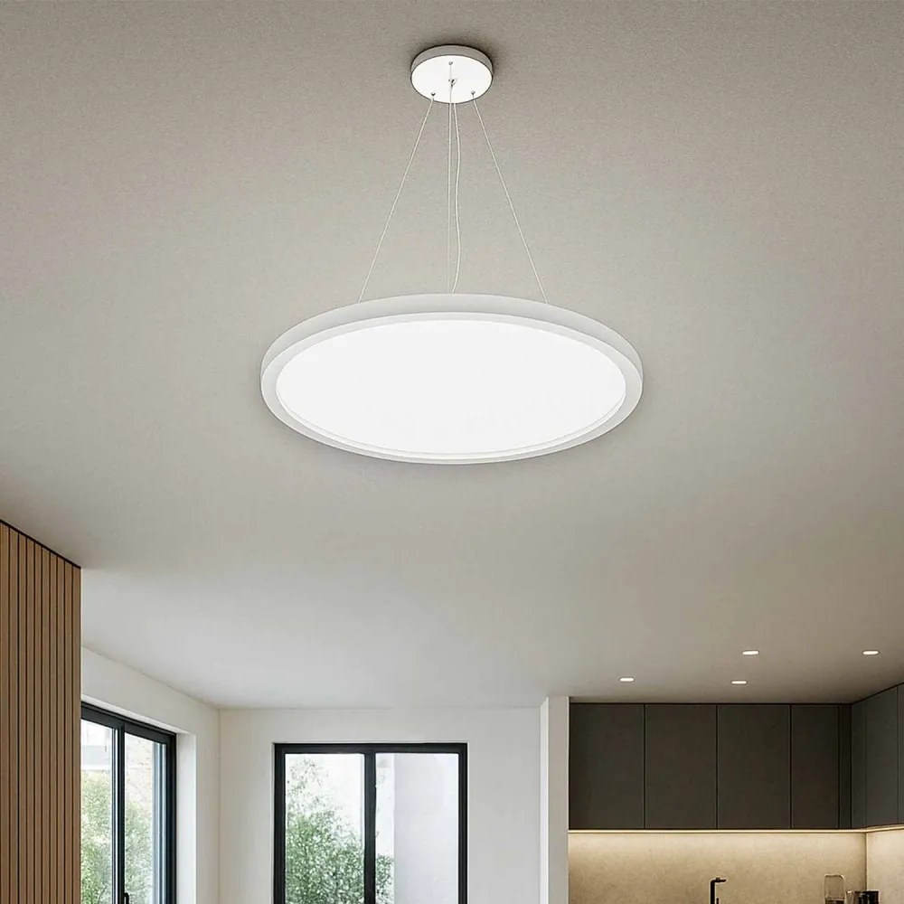 Pannello LED Rotondo a Sospensione 50W Slim CCT Ø600mm IP20 - Bianca Colore Bianco Variabile CCT
