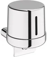 Dispenser sapone sospeso in ottone cromato e plastica della collezione 'Architect s+' by Cosmic - 400ml