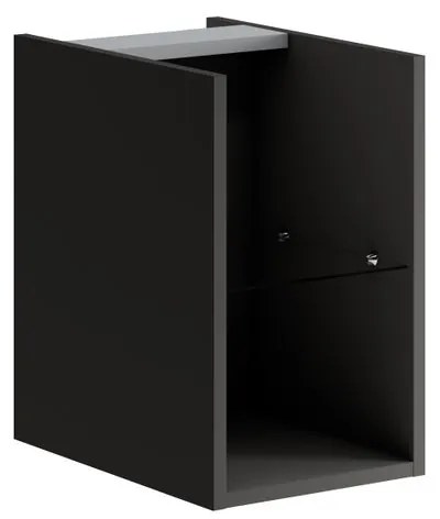 Scocca per base sottolavabo Opera laccato opaco grigio antracite L 30 x H 50 x P 45.5 cm