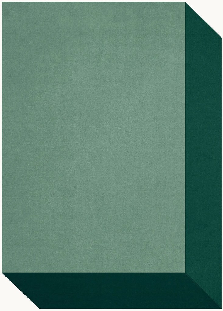 Tappeto in lana a pelo corto tessuto a mano Tekla Box