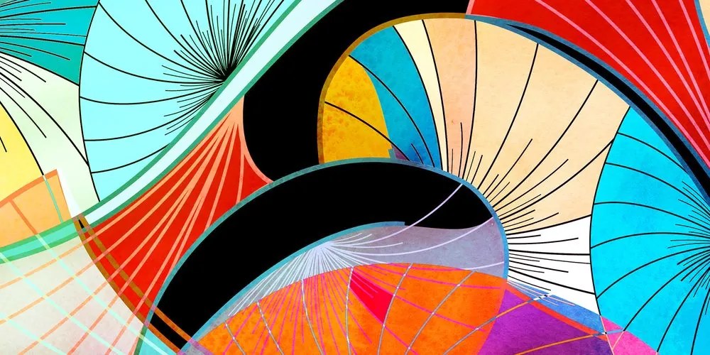 Stampa su tela – Astrazione in colori vivaci