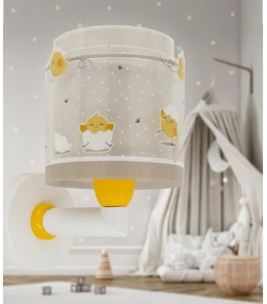Dalber 76879 - Applique per bambini BABY CHICK 1xE27/15W/230V