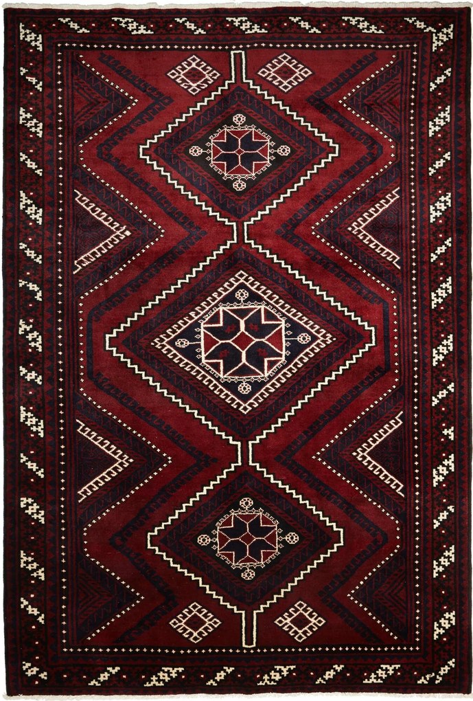 Lori Tappeto 330 x 230 Rosso (Iran) Annodato A Mano