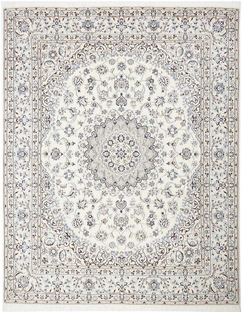 Nain Tappeto persiano 260x210 Beige (Iran) Annodato A Mano