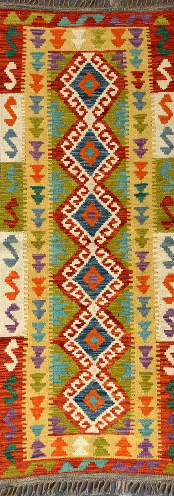 Kilim Tappeto 200 x 80 (Afghanistan)