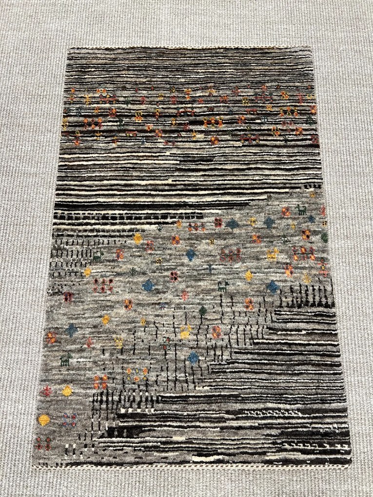 Loribaft Tappeto persiano 70x100 Marrone (Iran) Annodato A Mano