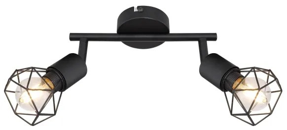 Globo - Faretto LED XARA 2xE14/6W/230V nero