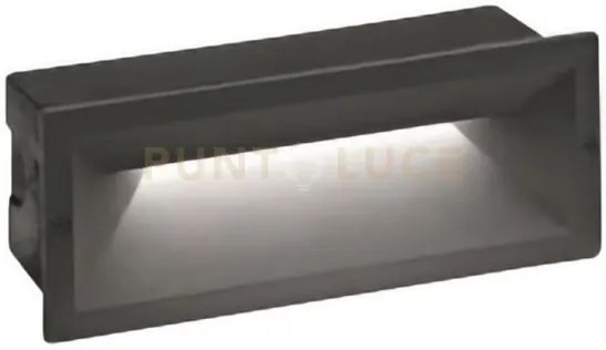 Ges350-segnapassi ad incasso colore antracite a led 4000k 1200lm 13...