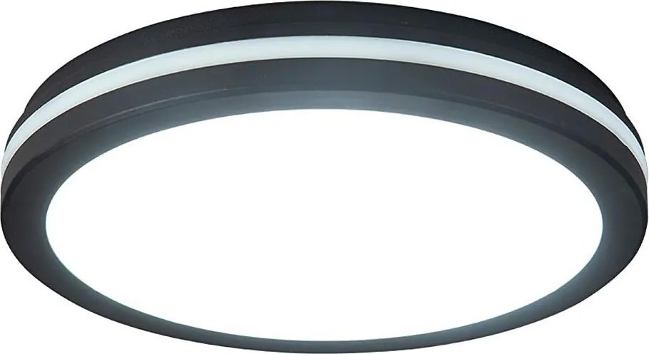 Prezent 70334 - Plafoniera per esterni dimmerabile LED GARDEN LED/20W/230V IP65 nera