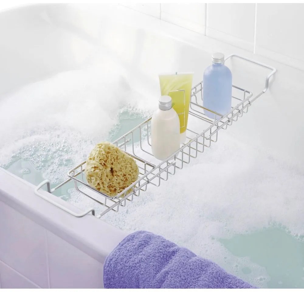 Organizzatore da bagno in acciaio inox Bringing, lunghezza 58,5 cm - Wenko