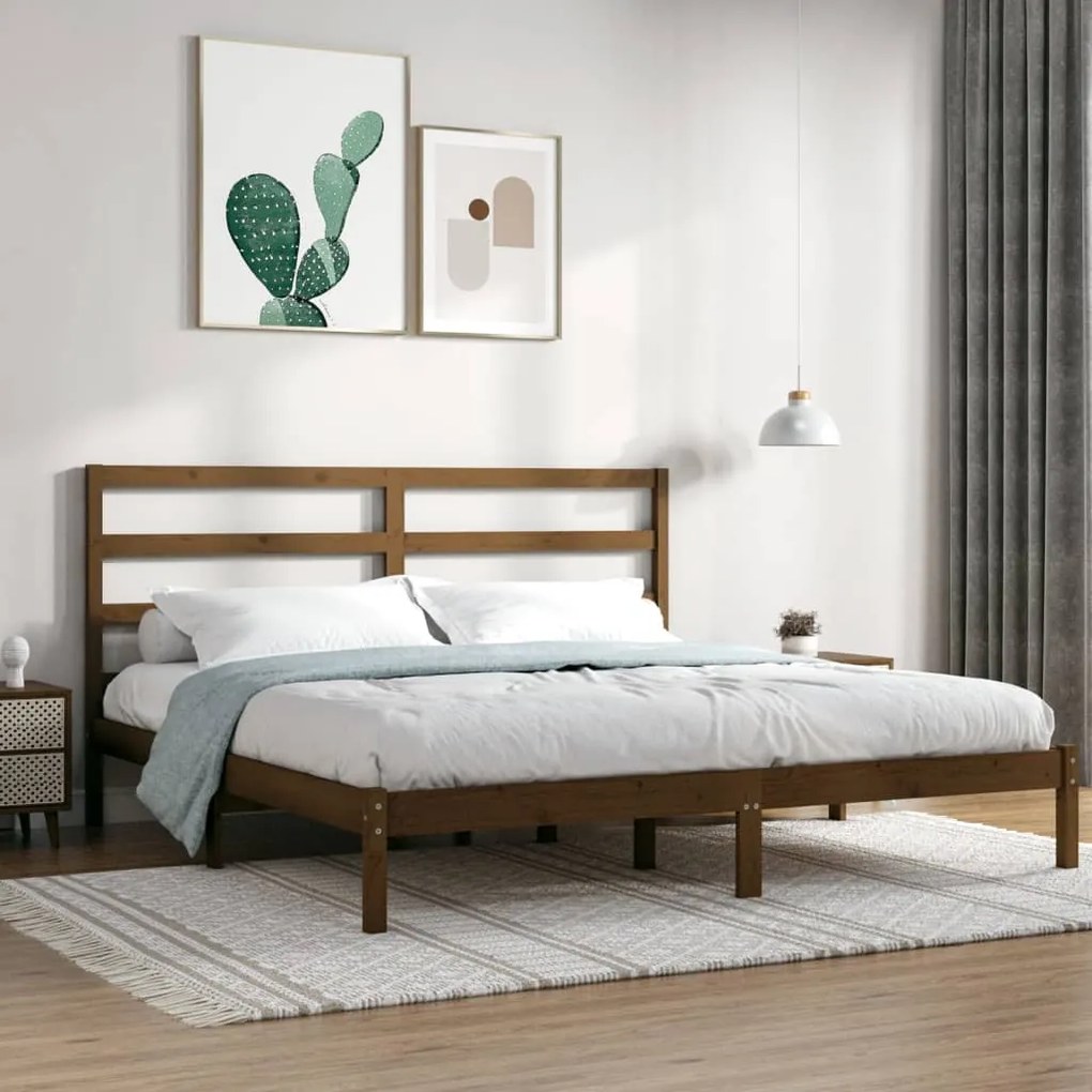 Giroletto Ambra İn Legno Massello Di Pino 200x200 Cm /