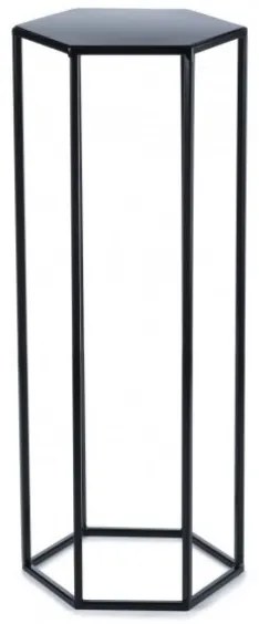 Portafiori 70x24 cm nero