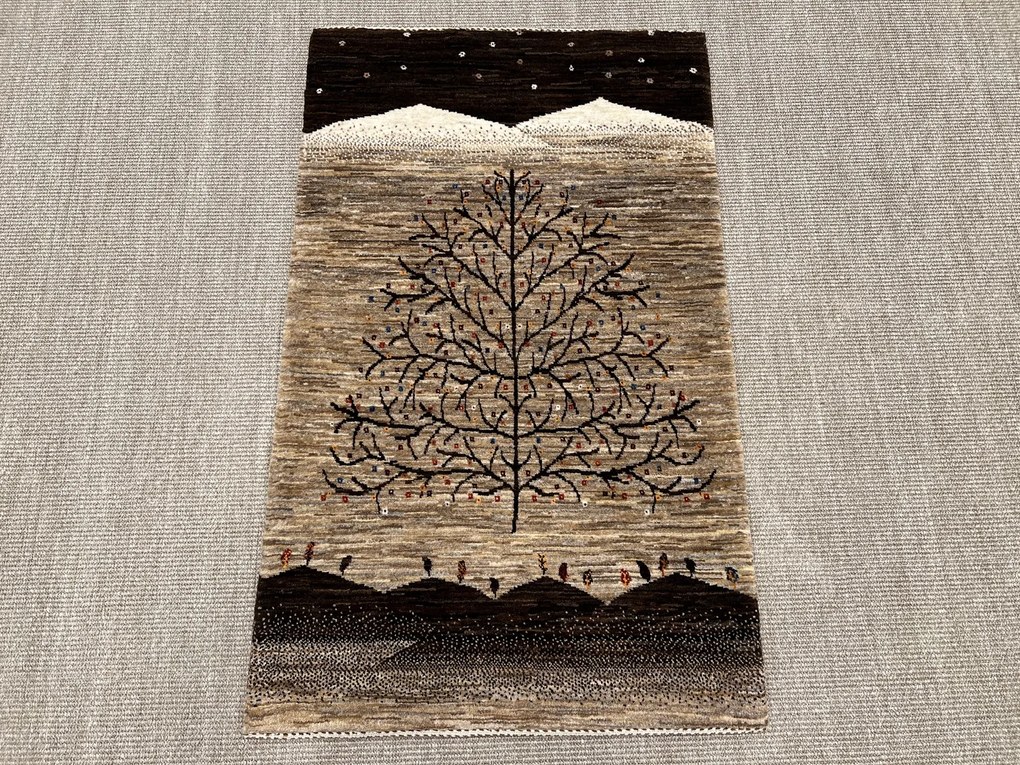 Loribaft Tappeto persiano 80x130 Beige (Iran) Annodato A Mano
