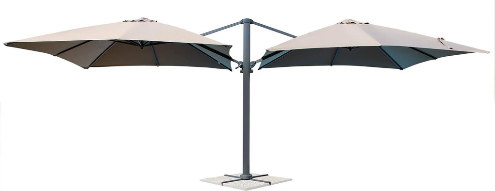 DA VINCI - ombrellone doppio da giardino