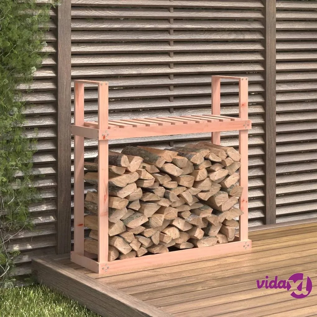 vidaXL Portalegna 110x35x108,5 cm in Legno Massello di Douglas