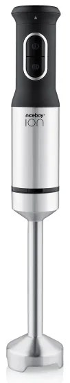 Niceboy ION Twister T2 - Frullatore a immersione 1200W/230V acciaio inossidabile/nero