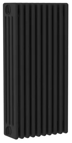 Radiatore acqua calda Comby in acciaio 4 colonne, 10 elementi, interasse 535 mm, nero