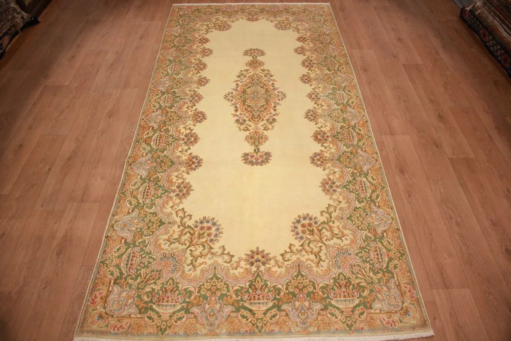 Kerman Tappeto 170x360 (Iran) Annodato A Mano